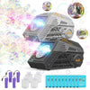 Abincee 2-Pack Bubble Machine,Automatic Bubble Blower With 4 Rechargeable Batteries 20000+ Big Bubbles Per Minute Toys For Kids