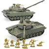 Gresdent Ww2 Army Tank And Army Men Toys Playset,2 China Type98 Mbt Tank Models And 10 Toy Soldiers For Kids Boys