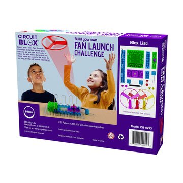 E-Blox Building Blocks Circuit Kit, Build Your Own Fan Launch Wire Maze Challenge, Steady Hand Wins, Friendly Competition, Ages