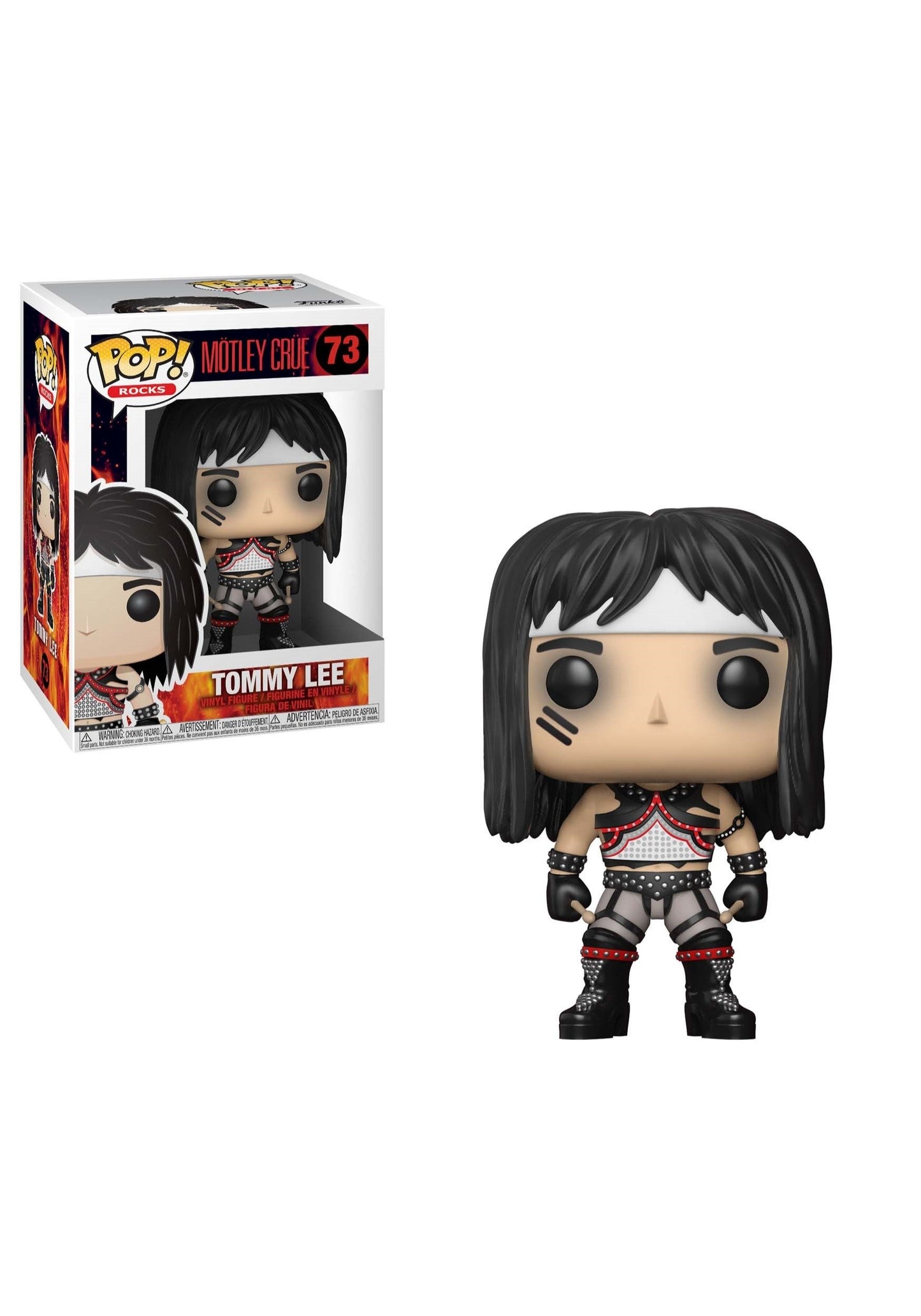 Funko Pop! Rocks: Mötley Crüe Tommy Lee Collectible Figure, Multicolor