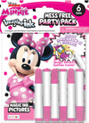 Bendon Minnie Mouse Imagine Ink Coloring Book 6-Pack Party Supplies 30222-TG, Multicolor