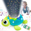 Baby Toys 6-12 Months, 5 In 1 Musical Projector Turtle Crawling Toys Tummy Time Infant Baby Toys 0-3 3-6 7 8 9 12-18 Months 1 Ye