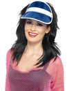 Smiffys Women'S Sun Visor N/A Blue