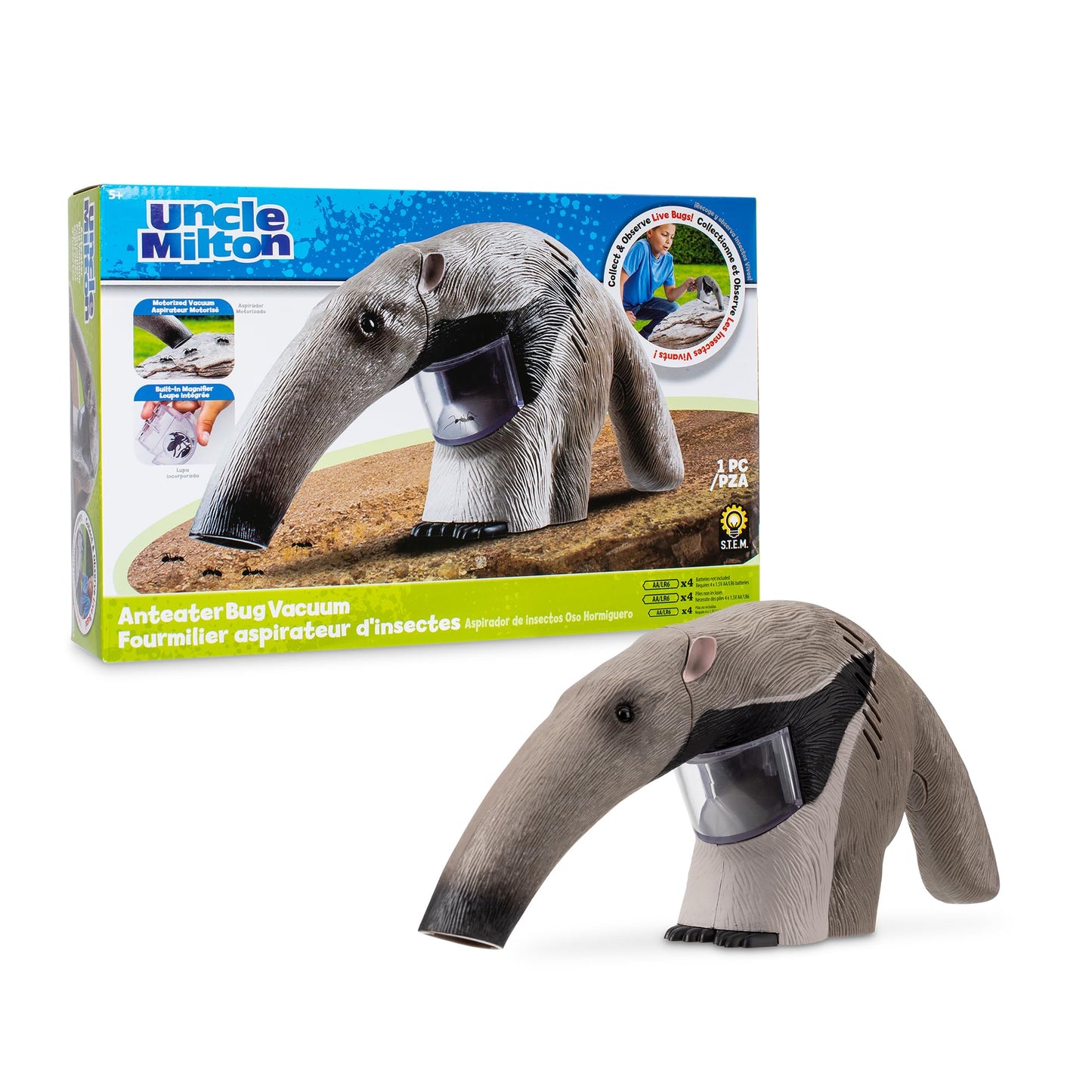 Uncle Milton Ant Eater Bug Vacuum 2.0 - Collect And Observe Live Bugs!