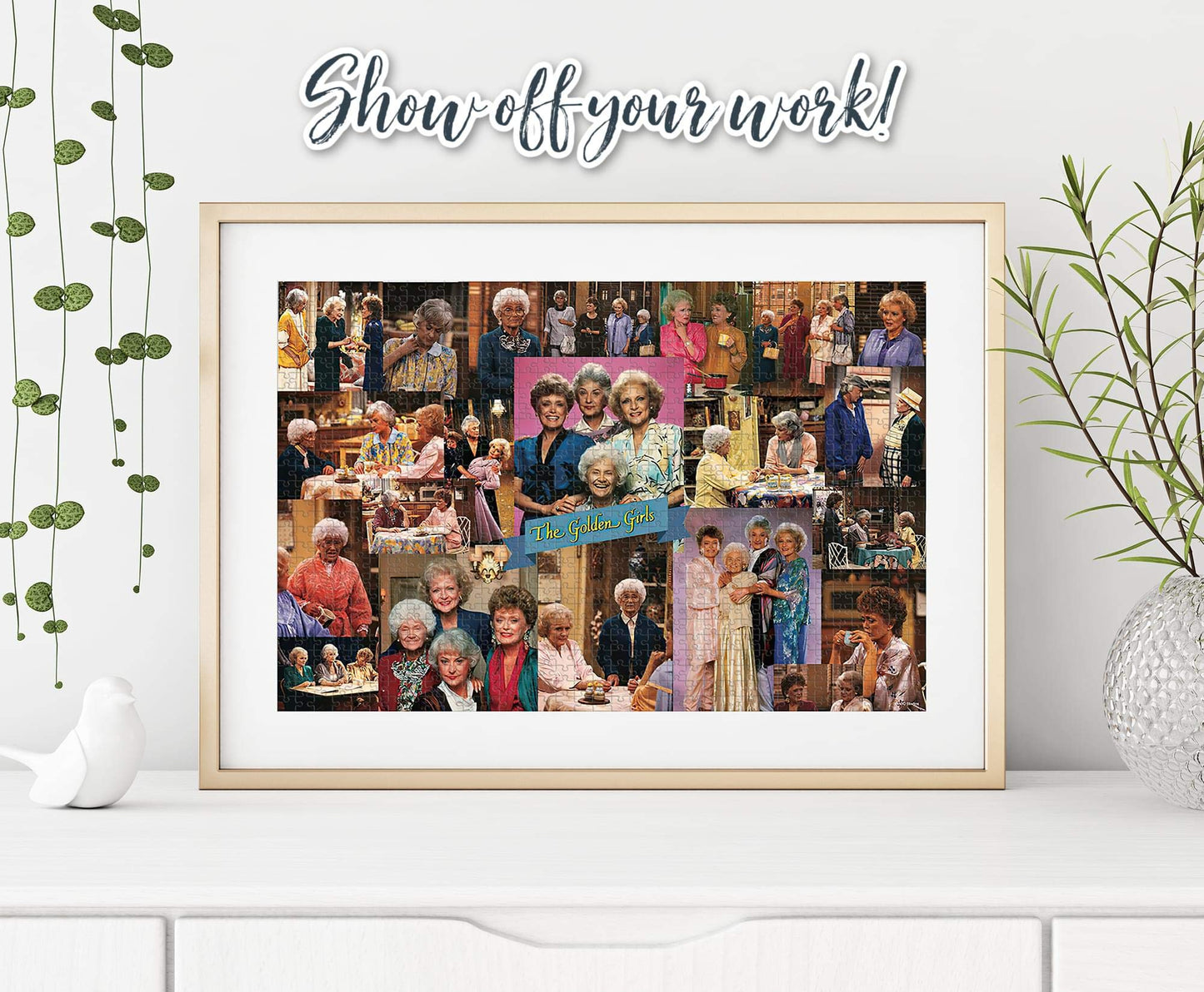 The Golden Girls Collage '80S Puzzle For Adults And Kids | 1000 Piece Jigsaw Puzzle Toy | Fun Interactive Brain Teaser For Family Game Night | 28 X 20 Inches