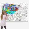 ALEX Art, Large Coloring Poster - Arts and Crafts Unicorn - Jumbo Table Coloring Sheet - Giant Coloring Posters for Kids - Creat