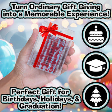 Bilz Money Puzzle For Cash, Gift Cards And Tickets, A Fun Reusable Game And Money Maze - Perfect For Birthdays Mini Maze 2 Pack
