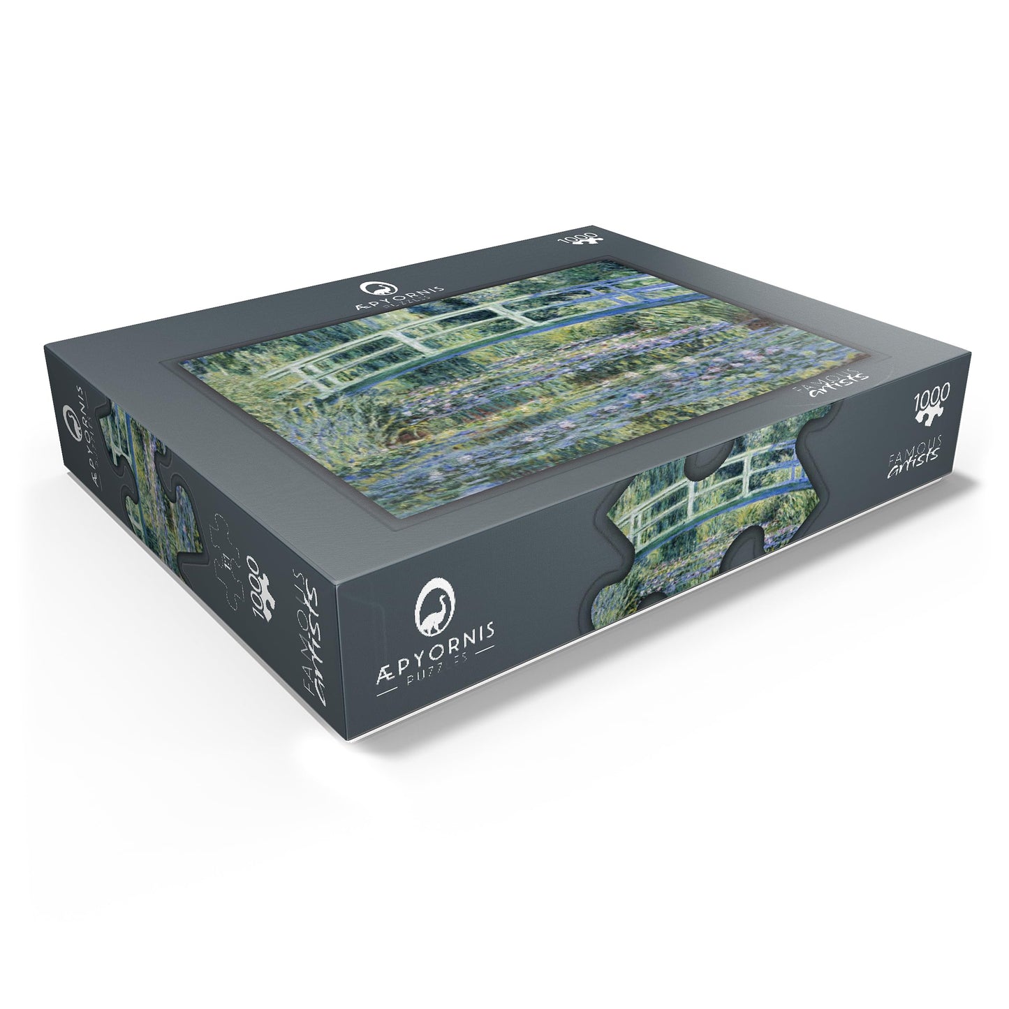 Mypuzzle Claude Monets Water Lilies And Japanese Bridge 1899 - Premium 1000 Piece Jigsaw Puzzle For Adults