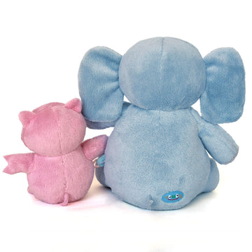 YOTTOY Mo Willems Elephant & Piggie Plush Toys - Soft Stuffed Animals, 7” & 5” Sitting, Perfect Gift for Kids