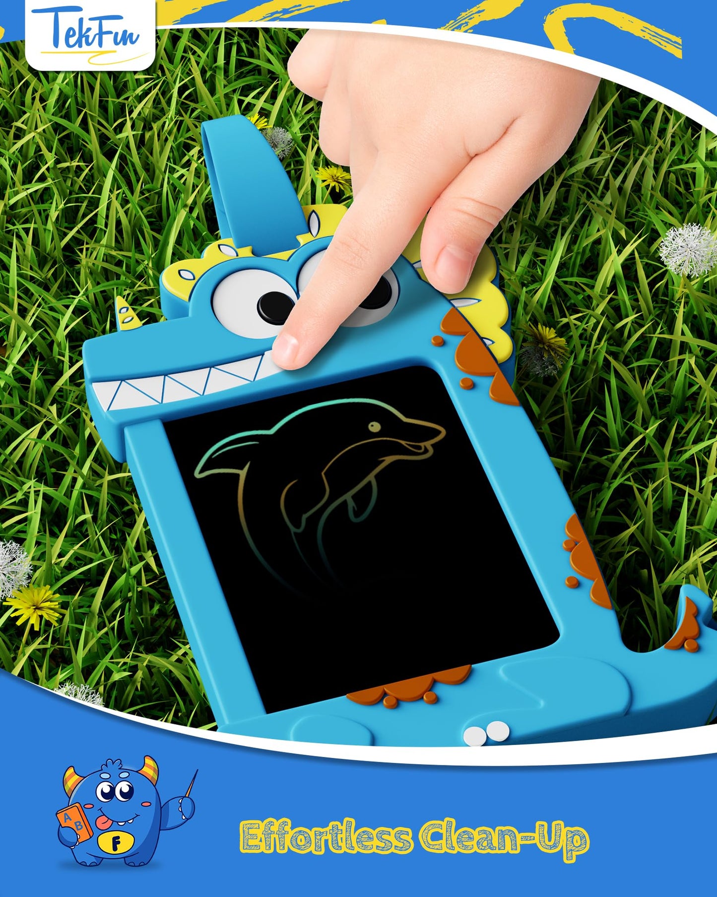 Tekfun Nanodoodle Kids Toys, Dinosaur Toys For Kide 4.5In Lcd Writing Tablet Coloring Drawing Board For Classroom School Prizes,