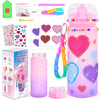 ASIOWELY Decorate Your Own Water Bottle Kits for Girls Age 4-12, Herat Diamond Painting Art and Crafts for Boys Age 4-6-8-10, Fu