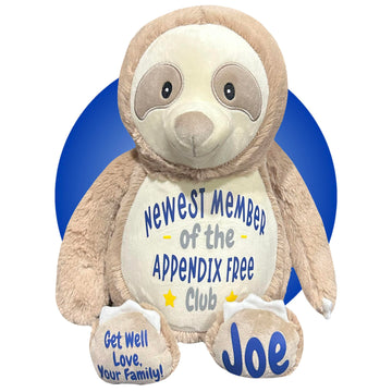 Appendix Plush 17'' Tall - Personalized Appendix Plushy - Appendix Surgery Recovery Gifts - Appendectomy Recovery Gifts For Kids