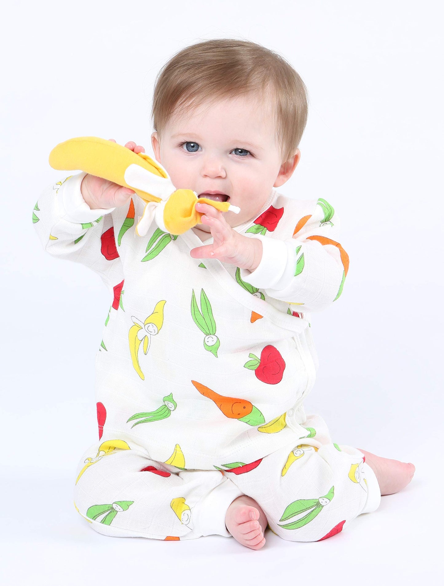 Under the Nile Organic Cotton Stuffed Banana Toy - Eco-Friendly, Soft, Perfect for Kids