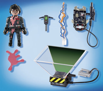 Playmobil 9346 Ghostbuster Egon Spengler Building Set - Medium, Plastic, Multi-Color