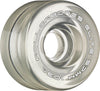 Rollerbones Art Elite 103A Competition Roller Skate Wheels (Set Of 8), Clear, 57Mm