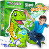 Dinosaur Giant Floor Puzzle With Sounds, 35 Piece Extra Thick Puzzle Toys For Ages 5-7, Puzzles For Kids Ages 4-6, Dinosaur Toys