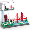 Apostrophe Games San Francisco Skyline Building Block Set (459 Pieces) Features Golden Gate Bridge and More - Architecture Landm