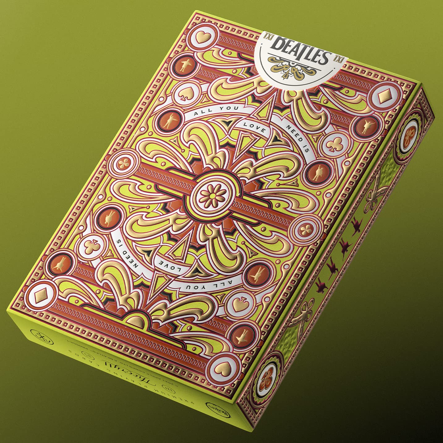 theory11 The Beatles enhanced Playing Cards - Green Deck Officially Licensed Collector's Cards