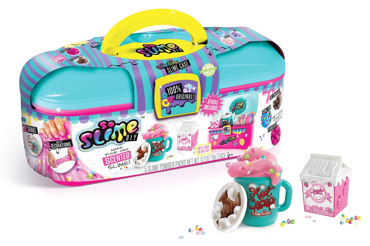 Canal Toys So Slime Diy Slime’Licious Scented Slime Case – Make Your Own Food Scented Slime - Just Add Water No Glue Required. So Fresh And Smellicious