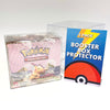 Pokemon Booster Box Protective Case (5 Pack) - Clear Plastic Display Box For Booster Box, Convenient, Stackable Storage Solution