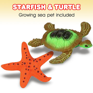 ArtCreativity Expanding Sea Animals - 6 Jelly-Like Creatures, Extra Large, Educational Toy for Kids, Fun Party Favor, Plastic