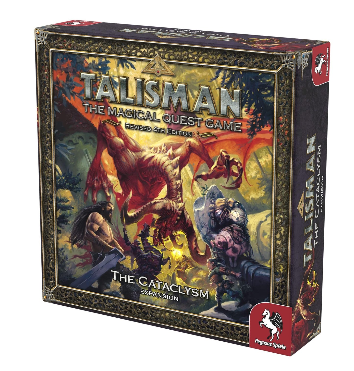 Pegasus Spiele Talisman: The Cataclysm Board Game - Orange Edition, Adventure Strategy Game for 2-6 Players