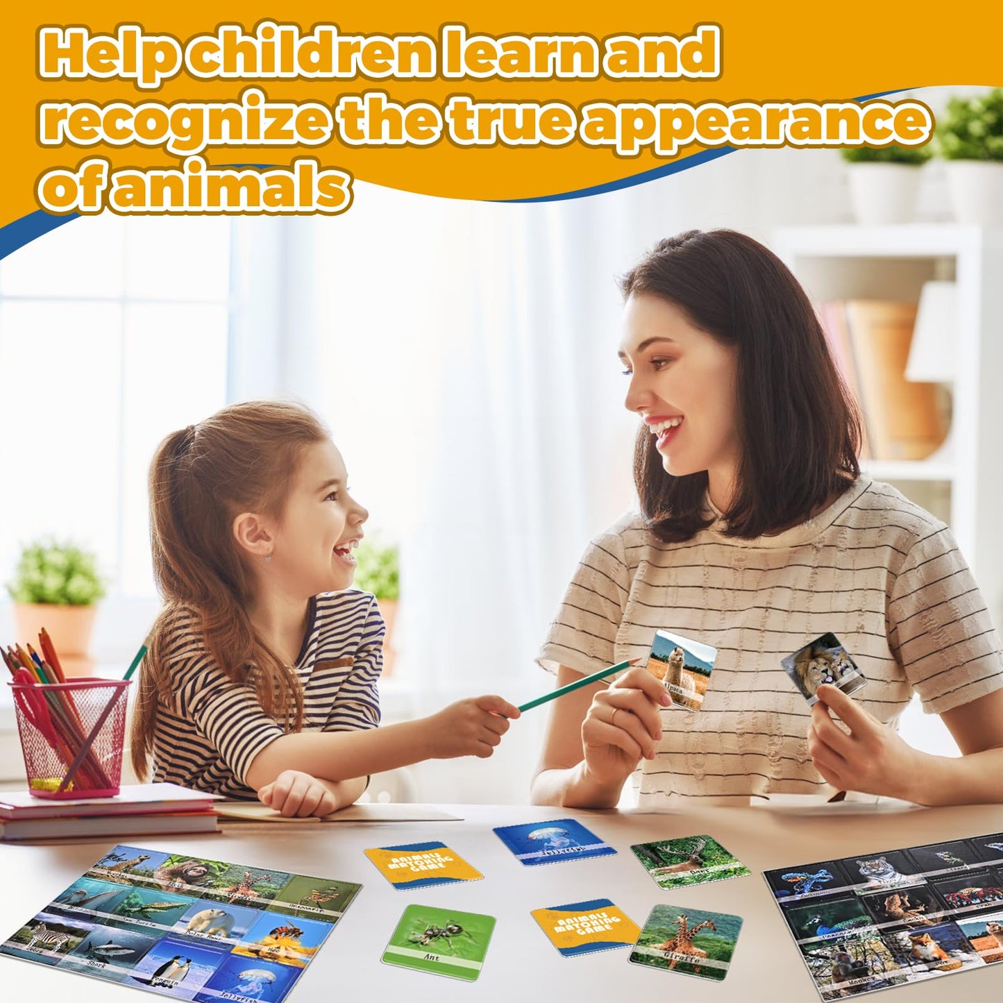 Goldge 120Pcs Memory Match Game For Kids | Animal Theme | Educational Toddler & Preschool Activity | Boys, Girls, & Family Fun |