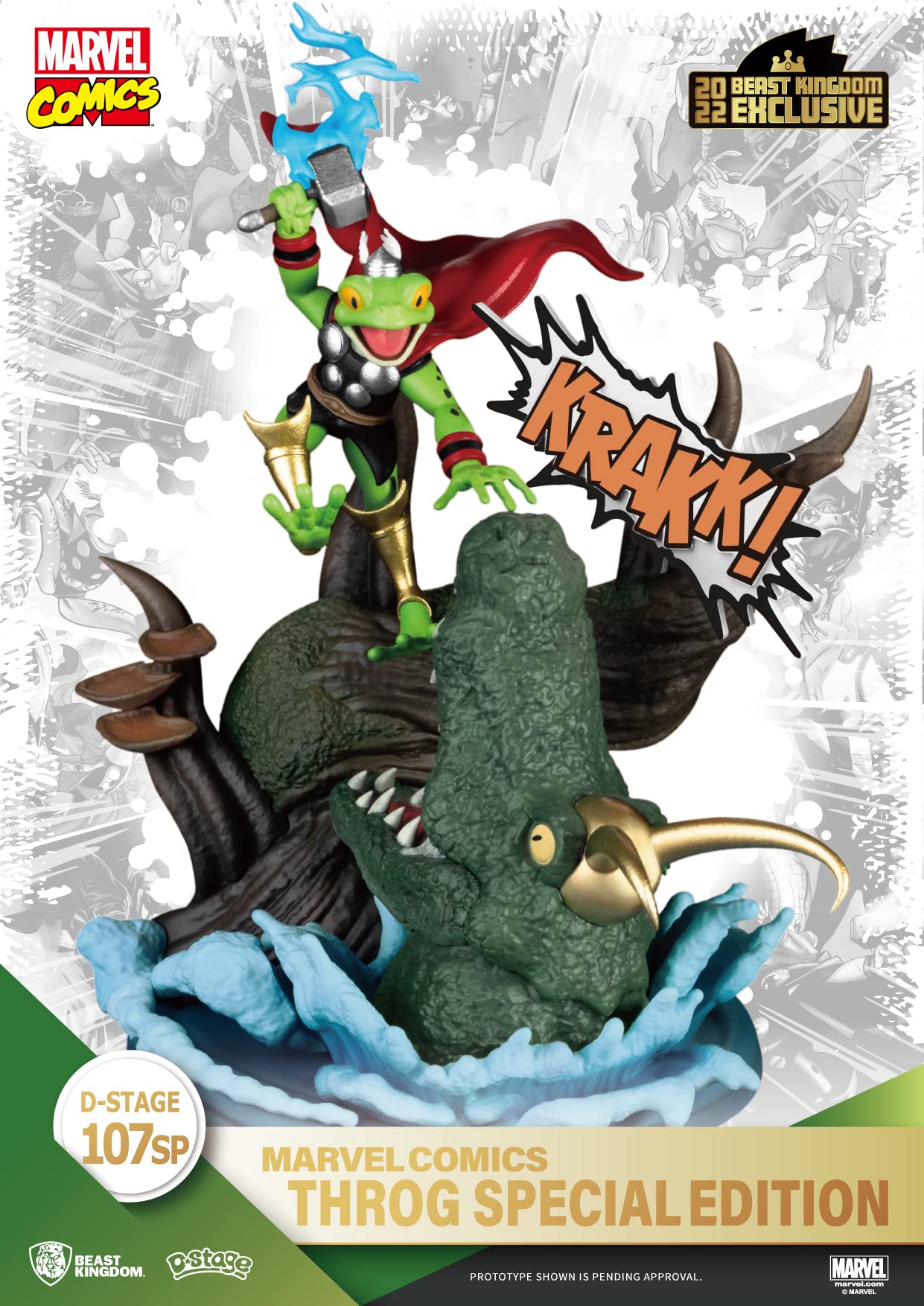 Marvel Comics: Throg DS-107SP SDCC limited availability D-Stage Statue