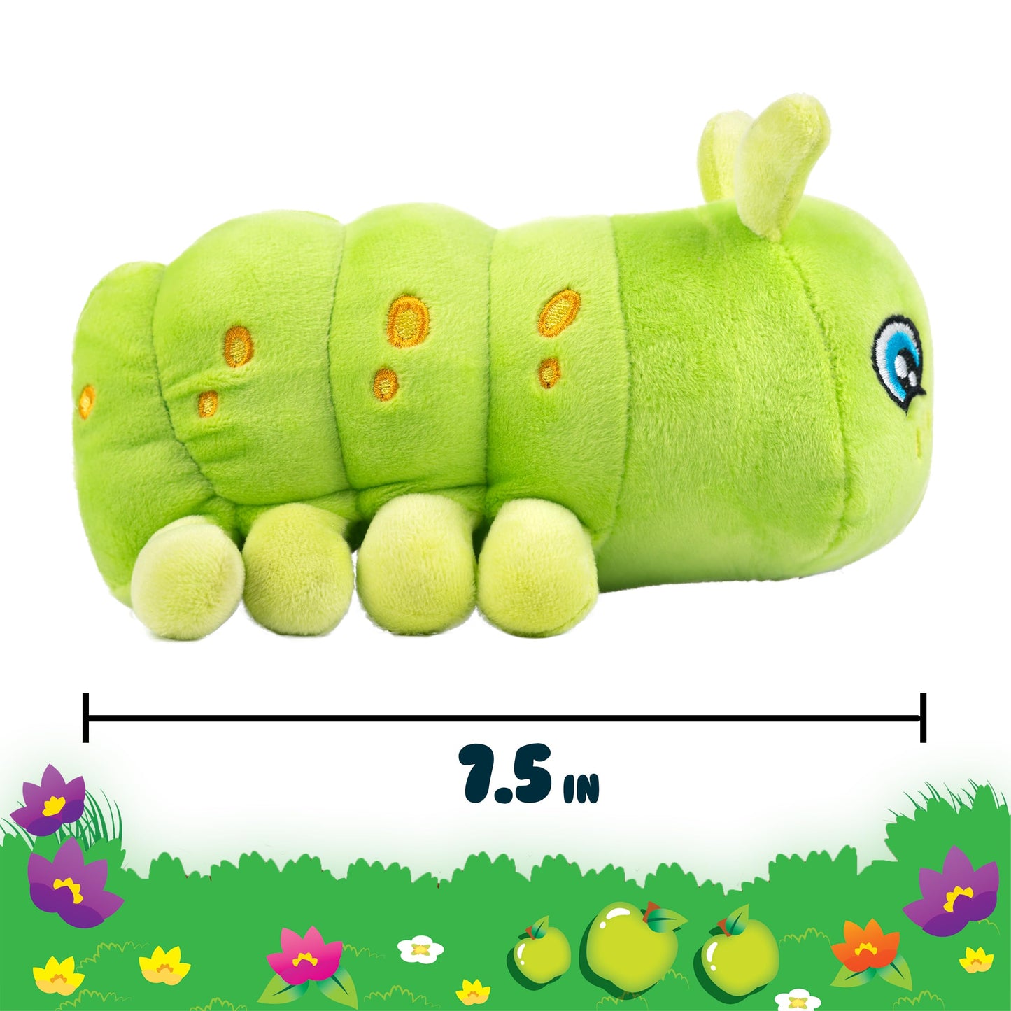 Scentco Snuggle Bugs (Caterpillar)- Green Apple Scented Plush Toy - Gifts For Kids, Gift Guide, Aromatherapy