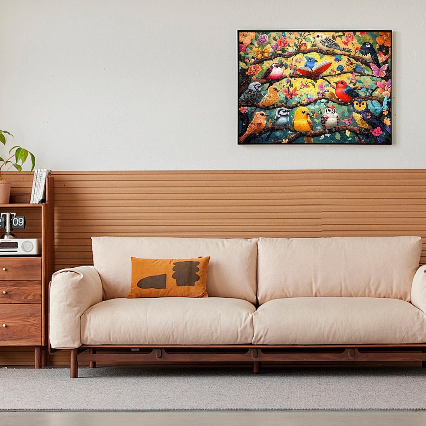 500 Piece Puzzles for mature-themeds Art Birds Jigsaw Puzzles for mature-themed 500 Pieces Recycled Cardboar Challenge Puzzle Kids Seniors Friends for Gift Birthday Party Games Family 20.5x15 Dust Free Puzzle