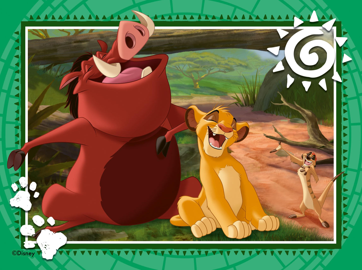 Ravensburger - Puzzle: The Lion King Puzzle 3 Years or Older Puzzles Children 3 Years Kids Puzzle Gift Child 3 Years Ravensburger Puzzle 4 puzzles for children 3 years 12004025