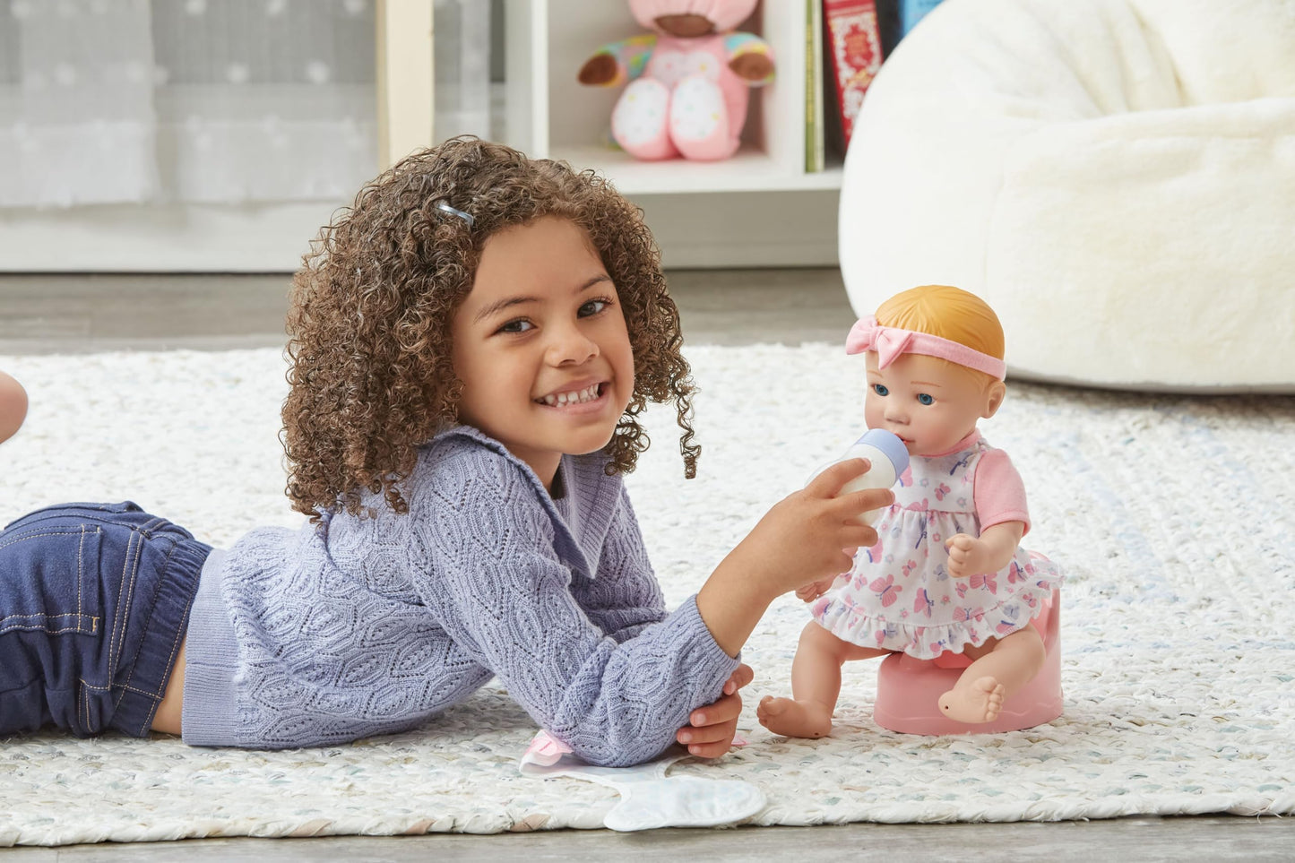 Madame Alexander 13-Inch Potty Pals Baby Doll, Light Skin Tone