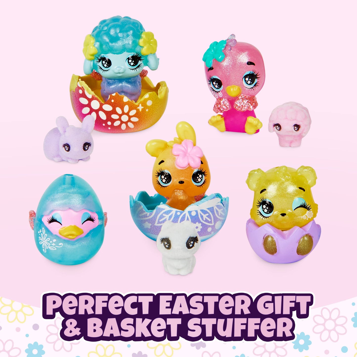 Hatchimals Colleggtibles, Spring Toy Basket With 5 And 3 Pets, Kids Toys For Girls Ages 5 And Up