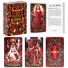 99FOX Horror Tarot Card Deck - Waterproof Vintage Cards with Guidebook, Creepy Themes, Classic Design, Intuition Collection