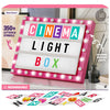 Dan&Darci Cinema Light Box for Girls - Gifts for 8 9 10 11 12 Years - Gifts for 10 Year Old Girl - Pink Christmas Decor for Teen