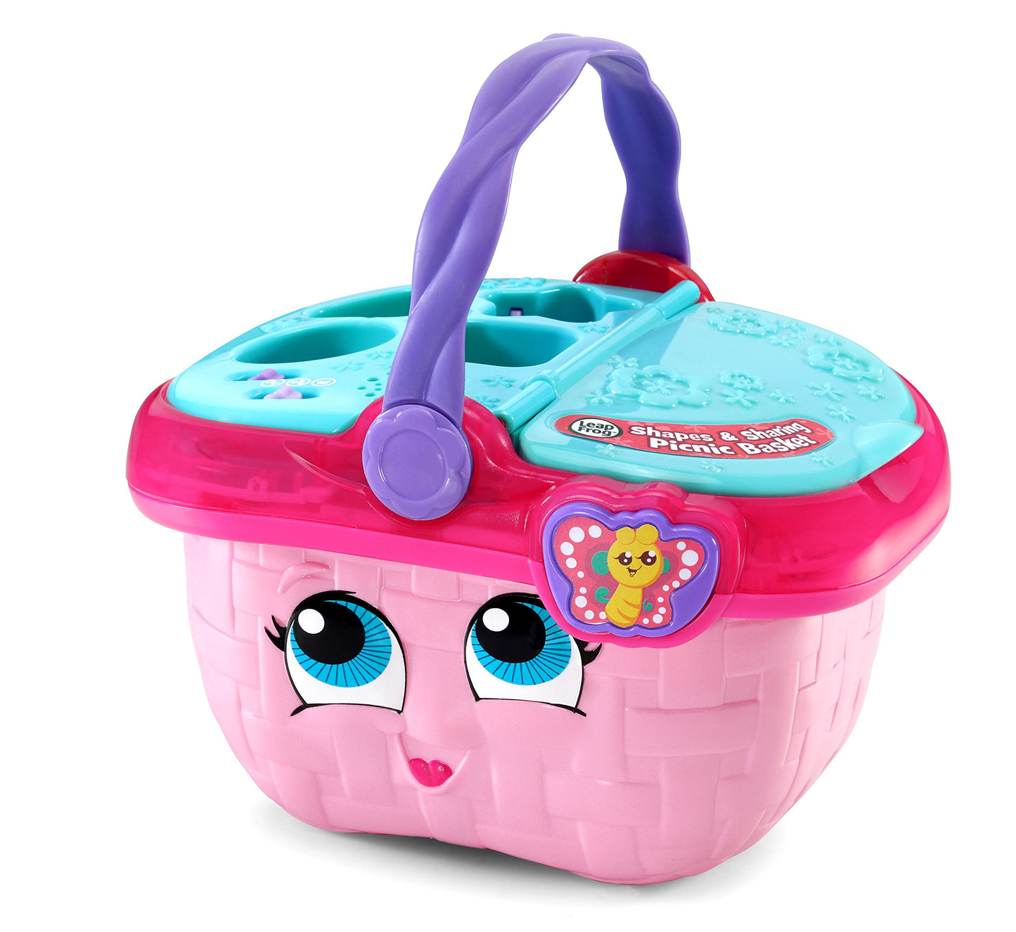 Leapfrog Shapes And Sharing Picnic Basket (Frustration Free Packaging), Pink