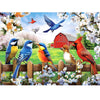 500 Piece Puzzles for mature-themeds Jigsaw Puzzles 500 Pieces Colorful Birds Jigsaw Puzzles Spring Season Farm Puzzle Bird Lover Puzzles 500 Pieces for mature-themeds enhanced Cardboard Puzzle Gift Toy