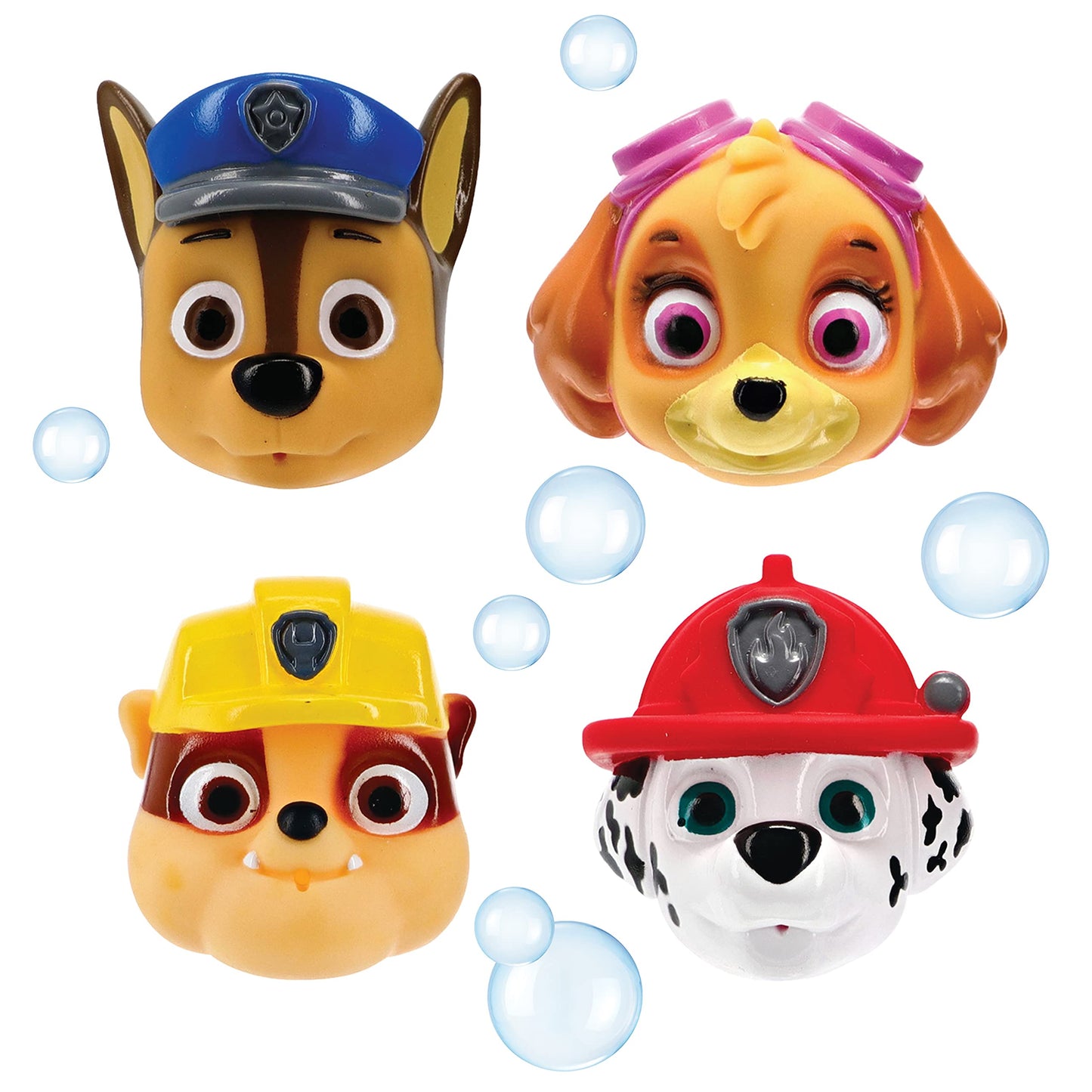 Ginsey Nickelodeon'S Paw Patrol Bath Squirters, Pvc, Paw Patrol Bath Toy Set, Multicolor, 4-Piece, Kid