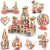 AOMIKS 173Pcs Magnetic Tiles 3D Mini Magnetic Blocks for Kids Educational Inspirational Learning & Creativity STEM Building Toys