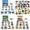 36 Small Animal Figurines Learning & Education Toys, Plastic Realistic Dinosaur Zoo Jungle Safari Sea Ocean Animal Figures, Preschool Learning Activities Matching Game Science Toys