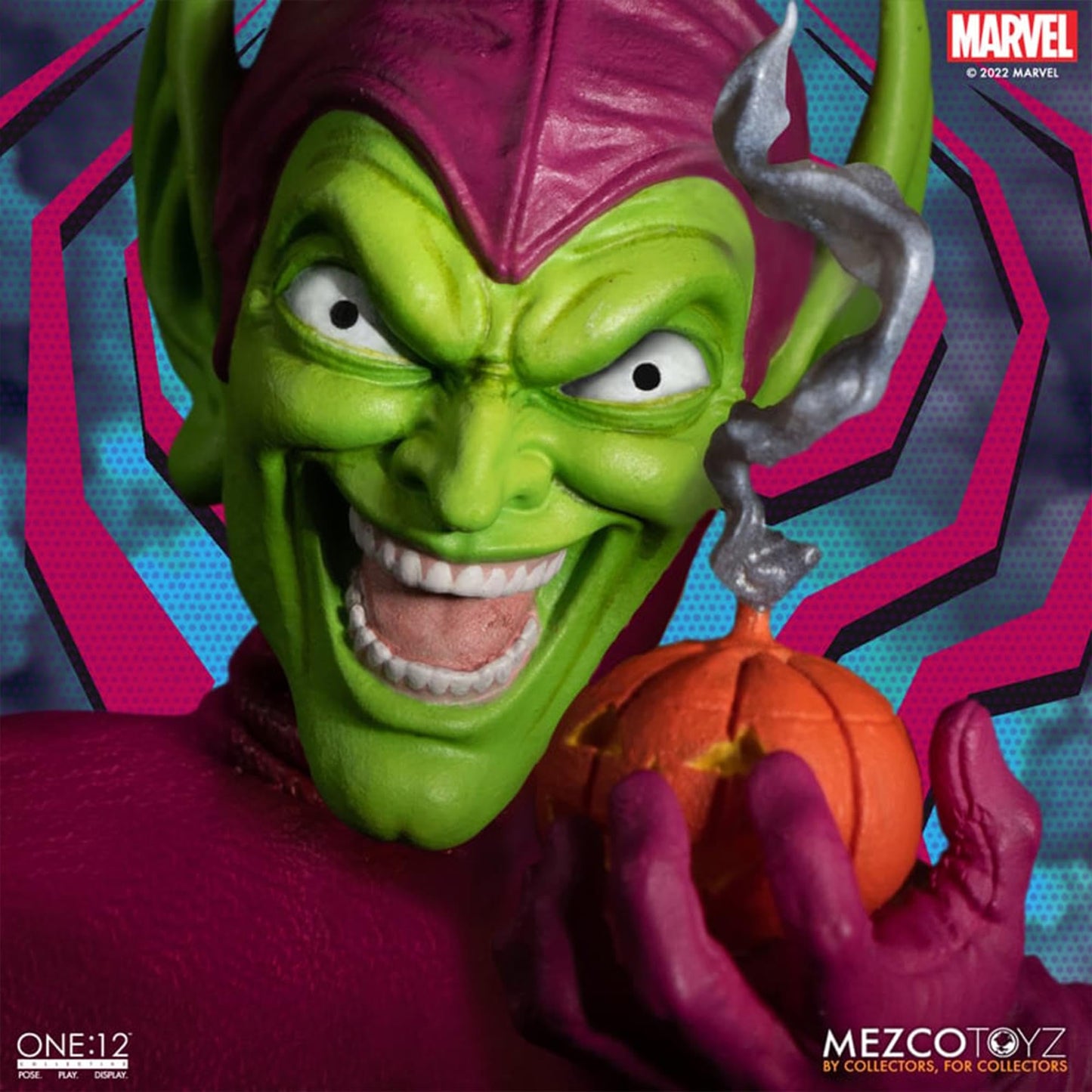 Mezco Toys Marvel Figurine 1/12 Green Goblin - Deluxe Edition 17 Cm