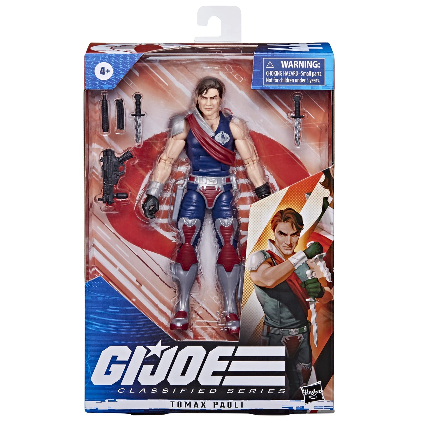 G.I. Joe Classified Series Tomax Paoli Action Figure 44 Collectible Premium Toy, Multiple Accessories 6-Inch-Scale With Custom P