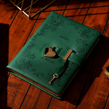 Cagie Diary For Girls&Boys With Lock And 2 Keys, Diary With Lock For Girls&Boys Ages 8-12, Heart-Shaped Locked Journal For Women