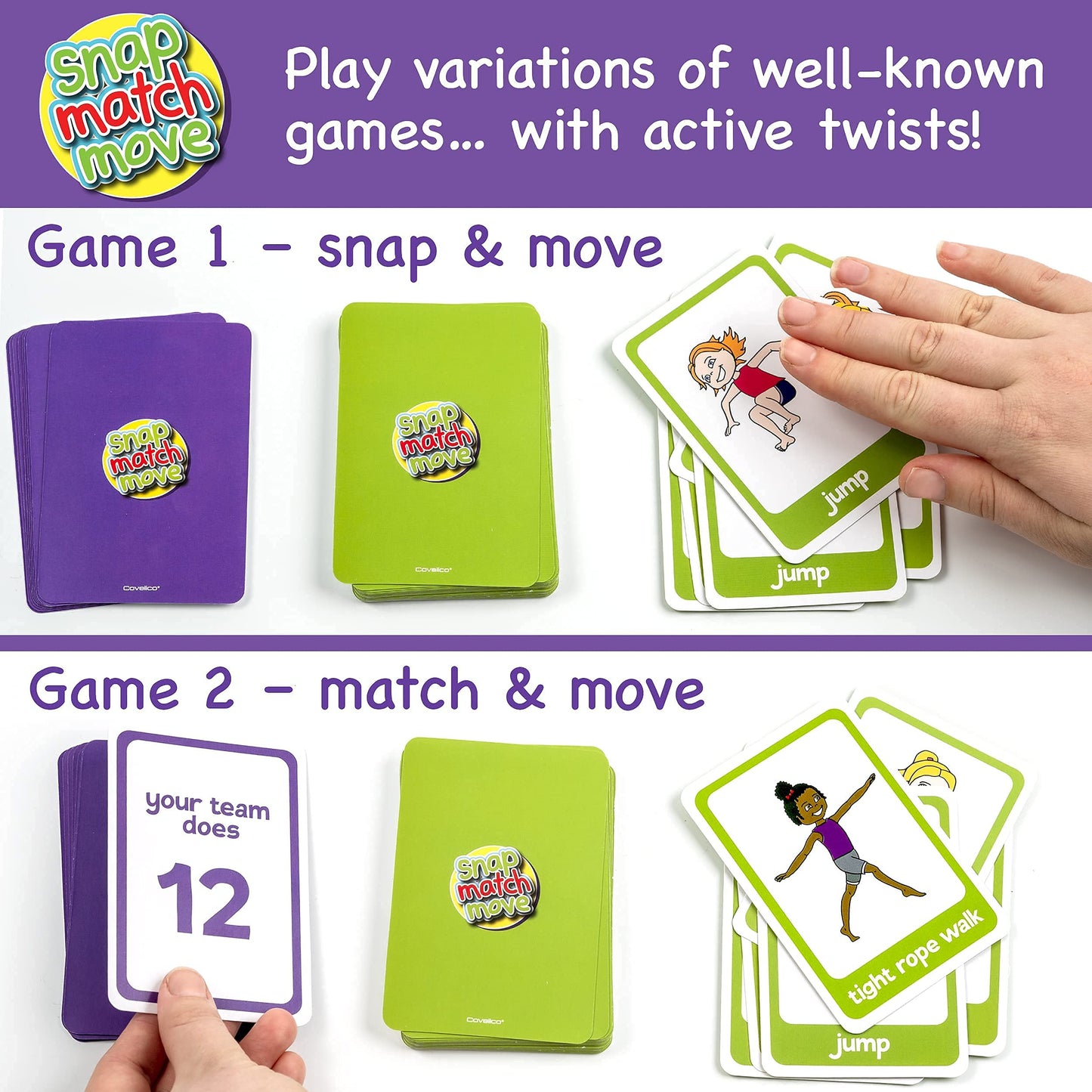 Exercise Cards For Kids - Kids Exercise Equipment For Indoors & Exercise Games For Kids, Pe Teacher Supplies For Classroom Exerc