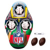 Franklin Sports NFL Inflatable Target Toss Game - Kids Mini Football tossing Game Set - Portable Indoor + Outdoor Toy Football Target + Mini Footballs - 51