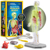 National Geographic Human Body Model For Kids That Glows In The Dark - 32-Piece Interactive Anatomy Model With Bones, Organs, Mu