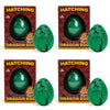 Class Collections Surprise Growing Dragon Hatch Egg Kids Novelty Toy - Pack Of 4, Green