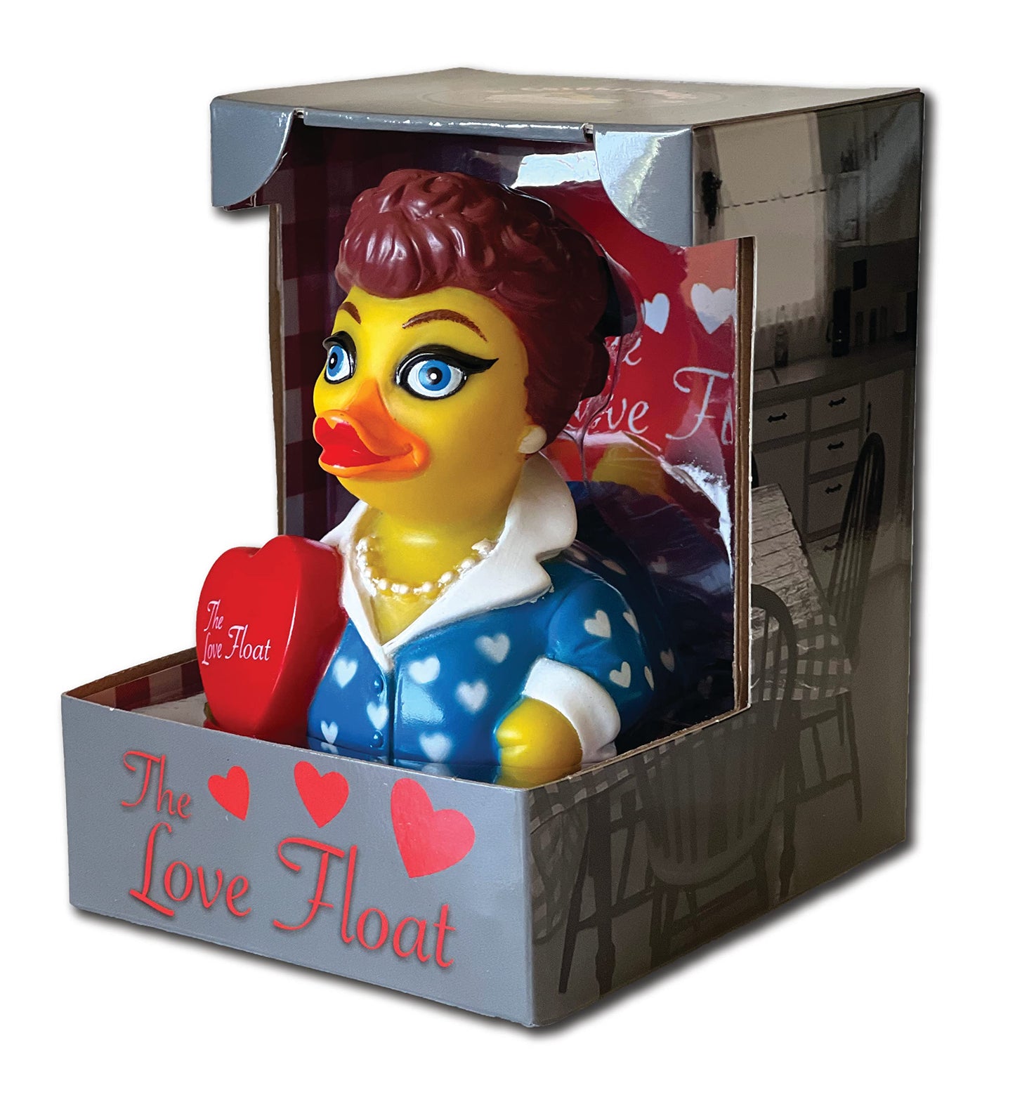 Celebriducks - The Love Float - Floating Rubber Ducks - Collectible Bath Toy Gift For Kids & Adults Of All Ages