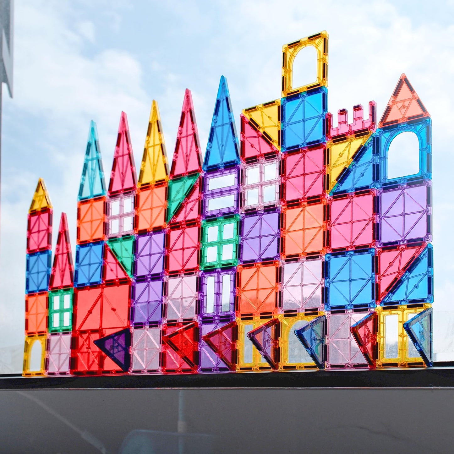 Goodtiles Magnetic Tiles Kids Toys For 3+ Year Old Boy And Girl Birthday Gifts, Magnet Building Blocks Stem Preschool Sensory Le