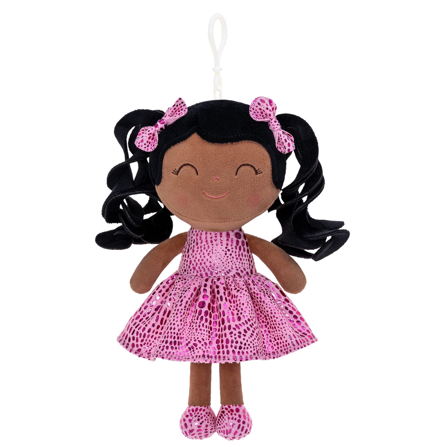 Gloveleya Baby Dolls Soft Snuggly First Baby Girl Gifts Plush Doll With Light Skin & Brown Giraffe Dress 12Inches Animal Series
